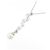 Collana Pellrita Mikimoto in oro bianco Au750 con perle Akoya e diamanti Argento - vista 4