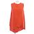 Top de mezcla de seda Christian Dior Roja