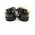 Sandali in shearling della linea Paseo Louis Vuitton Nero Beige - vista 5