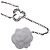 Collana Chanel per donna, nome del marchio, diamante, agata bianca, camelia, oro, gioielli. Bianco - vista 4