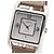 Hermès Hermes Cape Cod Date Uhr, Edelstahl, Lederarmband, Herren, Silberfarben, . - Ansicht 3