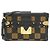 Borsa a Spalla Louis Vuitton Monogram Reverse Petite Malle Nero