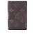 Louis Vuitton Organizer de Poche Monogram Grid Tarjetero/Portatarjetas Accesorio Mujer Marrón/Azul