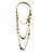 Chanel circa 1990 Collier Sautoir Ceinture Haute Couture CC String Necklace Belt D'oro