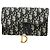 Borsa a tracolla Christian Dior Dior Oblique Jacquard Saddle Beige Blu navy