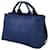 Mini borsa a mano Prada Canapa Blu - vista 2