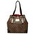 Borsa Tote Louis Vuitton Damier Hampstead GM Marrone