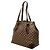 Borsa Tote Louis Vuitton Damier Hampstead GM Marrone - vista 2
