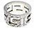 Gucci Square G Band Ring Silber - Ansicht 3