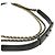 Borsa Chanel Gabrielle de Chanel Large Hobo Chain Nero Bianco - vista 6