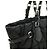 Borsa Tote a tracolla in nylon e pelle Prada Nero - vista 8
