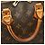 Borsa Louis Vuitton Monogram Alma PM Marrone Monogramma - vista 9