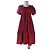 Autre Marque Cecilie Bahnsen Esme Stufen-Midikleid - Rot