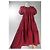 Autre Marque Cecilie Bahnsen Esme Stufen-Midikleid - Rot - Ansicht 3
