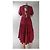 Autre Marque Cecilie Bahnsen Esme Stufen-Midikleid - Rot - Ansicht 5