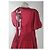 Autre Marque Cecilie Bahnsen Esme Stufen-Midikleid - Rot - Ansicht 6