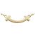 Collana Tiffany & Co. T Smile Mini Giallo - vista 2