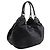 Louis Vuitton L Hobo Mahina Leather Nero - vista 3