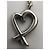 Collana con pendente Tiffany & Co. Paloma's Love Heart in oro bianco 18K e diamanti - vista 11
