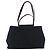 Cabag Hermès Hermes Cabas Elan Toile e Pelle 39 Nero