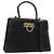 Salvatore Ferragamo Borsa in pelle con manico convertibile Nero