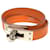Kelly Hermès Pulsera charm de cuero Hermes Plata Naranja  - vista 1
