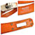 Kelly Hermès Pulsera charm de cuero Hermes Plata Naranja  - vista 3