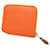 Cartera compacta de seda Azap de Hermès Naranja  - vista 1