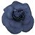 Spilla Camelia Chanel in blu navy