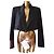 Autre Marque Blazer Jacke Odi Et Amo Neu mit Etikett Rot Grau - Ansicht 2