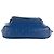 Borsa a tracolla in pelle blu Gucci - vista 4