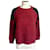 Soeur SŒUR Feinstrick-Pullover in Rot GRÖSSE L Schwarz  - Ansicht 1