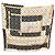 Foulard in seta Louis Vuitton Monogram Confidential 90 Nero Bianco D'oro