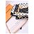 Foulard in seta Louis Vuitton Monogram Confidential 90 Nero Bianco D'oro - vista 8