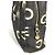 Borsa Tote Chanel Vintage All-Over Print Nero Bianco - vista 6