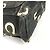 Borsa Tote Chanel Vintage All-Over Print Nero Bianco - vista 7