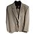 Valentino Uomo Blazer de lana a cuadros Castaño Azul Gris