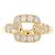 Anello Cartier Nymphia in oro giallo 18K - vista 2
