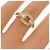Anello Cartier Nymphia in oro giallo 18K - vista 5