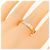 Anello Mini Love in oro rosa 18K Cartier - vista 4
