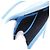 Balenciaga a Spalla PVC Blu - vista 7