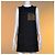 Chanel Paris ROME Tweed-Kleid Schwarz - Ansicht 4