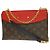 Louis Vuitton Saint Placide in tela Monogram e pelle Marrone - vista 2