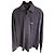 Dolce & Gabbana Camicia Uomo in Cotone a Righe Sottili Blu