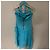 Versace Jeans Couture Neckholder-Kleid in Blau mit Rüschen - Ansicht 2