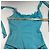 Versace Jeans Couture Neckholder-Kleid in Blau mit Rüschen - Ansicht 5