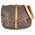 Borsa Louis Vuitton Monogram Saumur 35 Marrone
