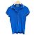 Polo Moncler azul de algodón piqué