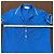 Polo Moncler azul de algodón piqué - vista 6