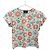 Fendi Jeans Camiseta estampado Flower Power Rosa Azul Verde claro